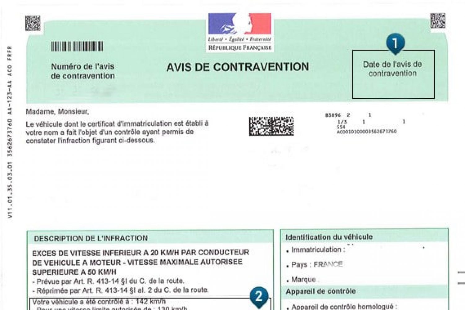 pv exces vitesse bordeaux